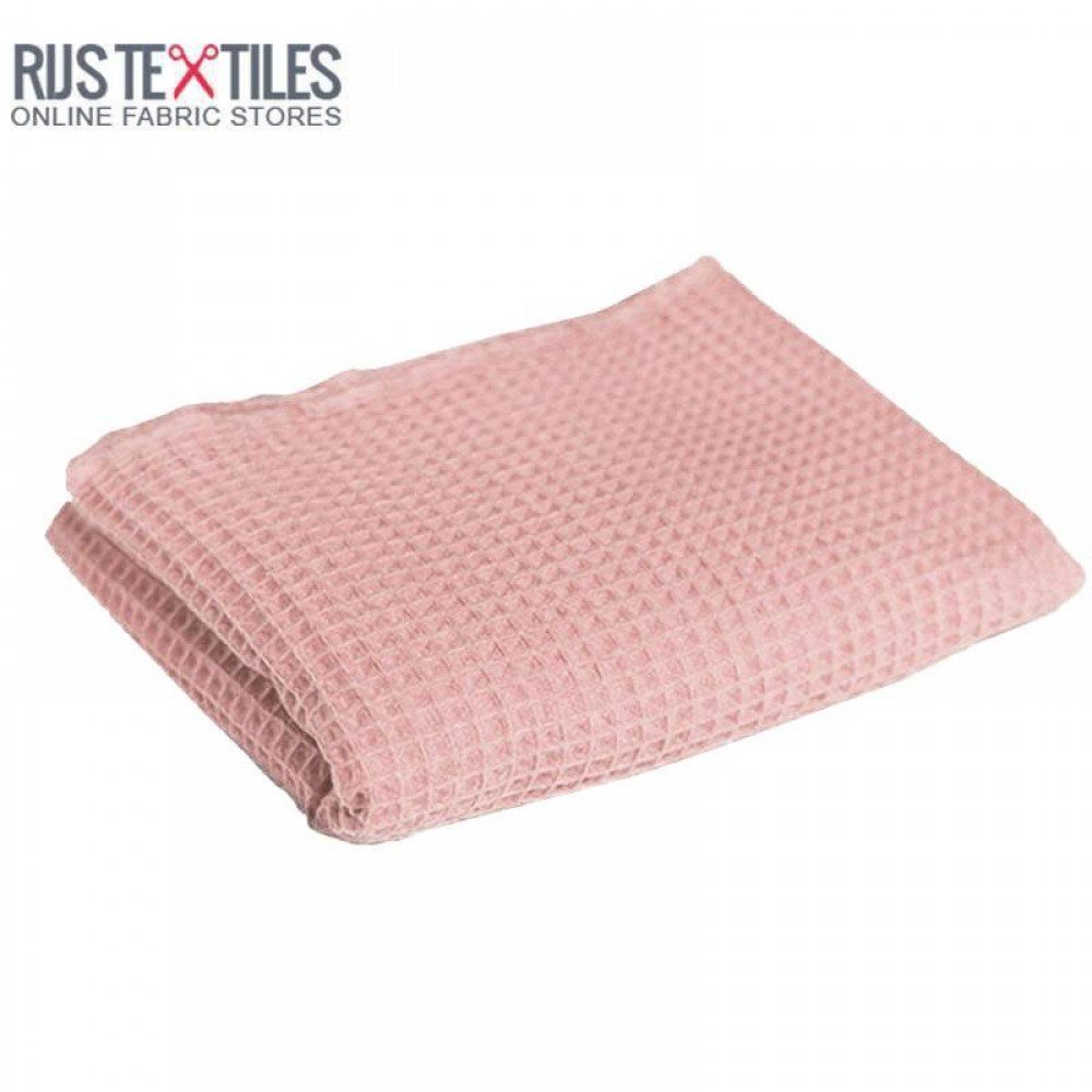 Waffelstoff Piqué Nude Rosa Waffelstoff Piqué Nude Rosa - (Waffelstoffe Piqué)