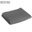 Tissu Piqué Gaufré Gris - (Tissu Piqué Gaufré)