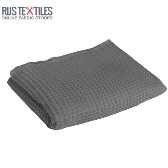 Tissu Piqué Gaufré Gris Tissu Piqué Gaufré Gris