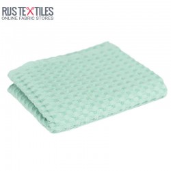 Waffle Fabric Jacquard Mint