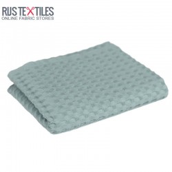Waffle Fabric Jacquard Sea Green