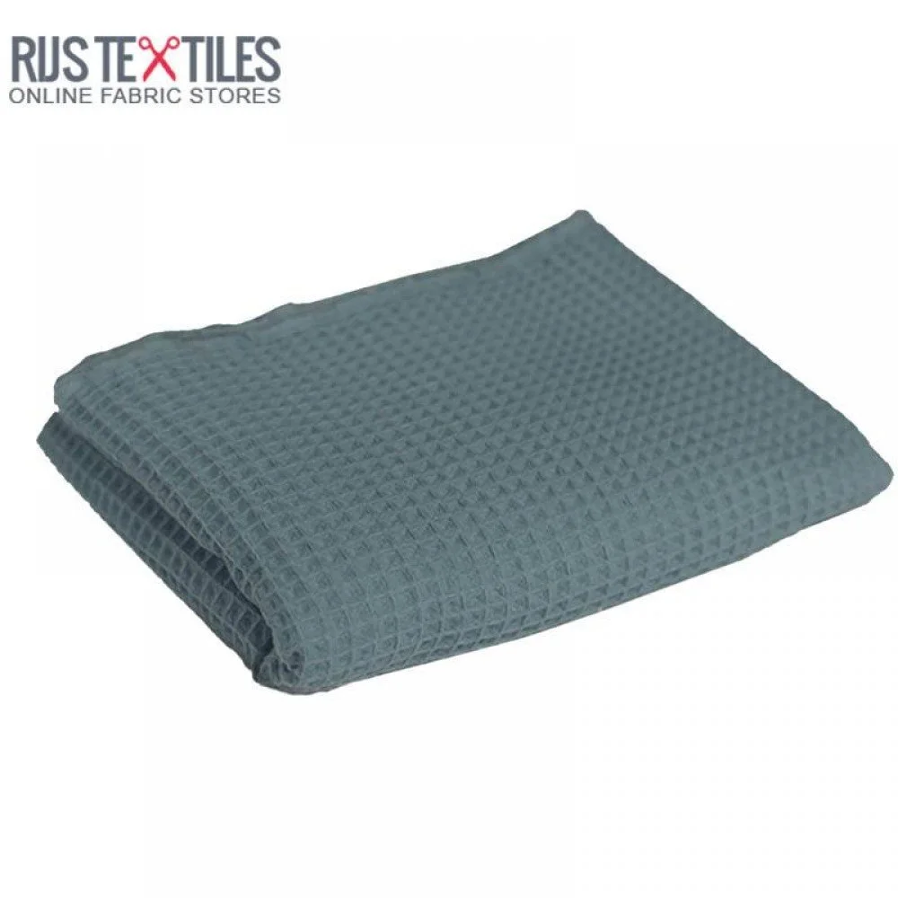 Waffle Pique Fabric Old Green Waffle Pique Fabric Old Green - (Waffle Pique Fabrics)