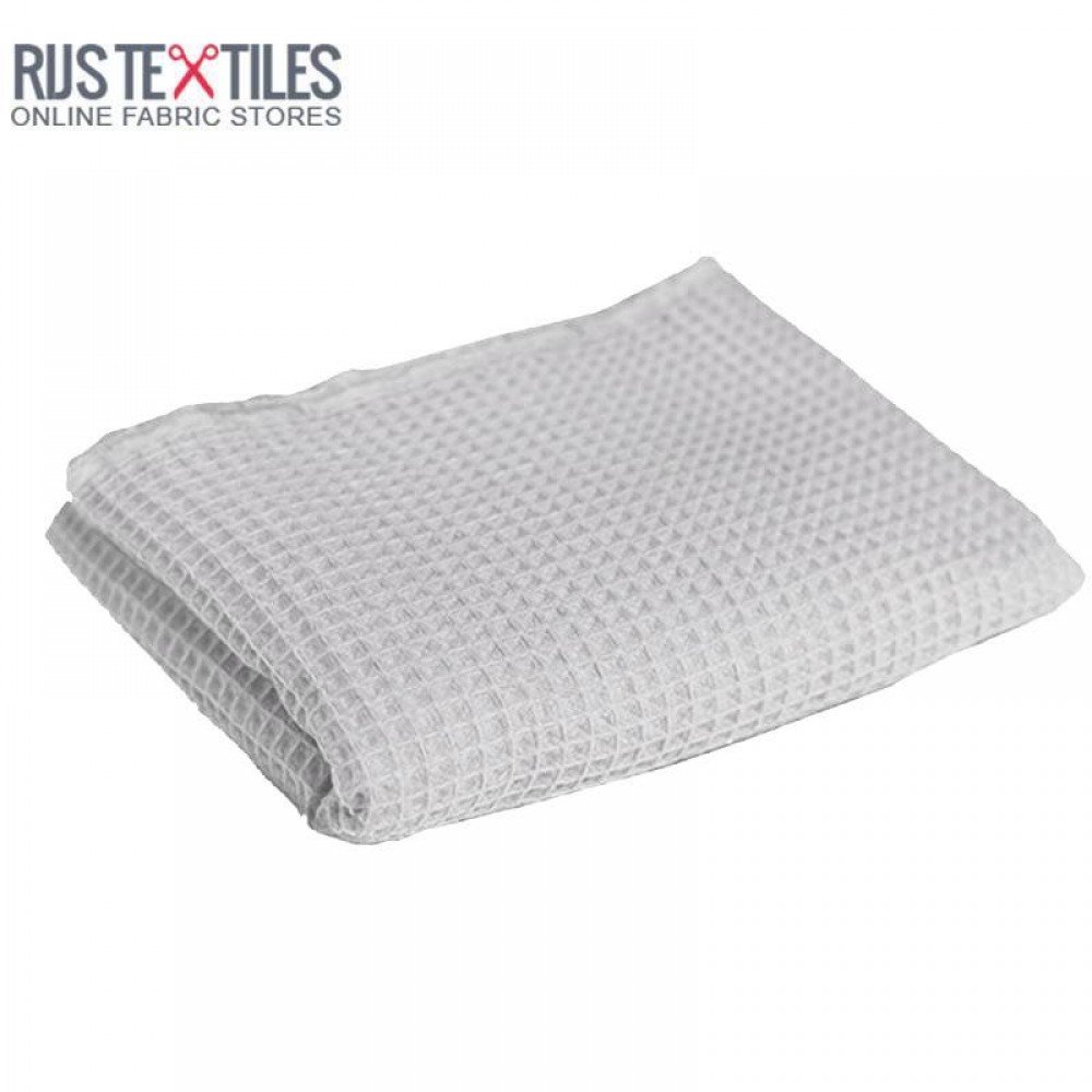 Piqué Gaufré Gris Argenté - Tissu Coton Doux Tissu Piqué Gaufré Gris Argenté - (Tissu Piqué Gaufré)
