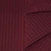 Tessuti Piquet Di Cotone Bordeaux