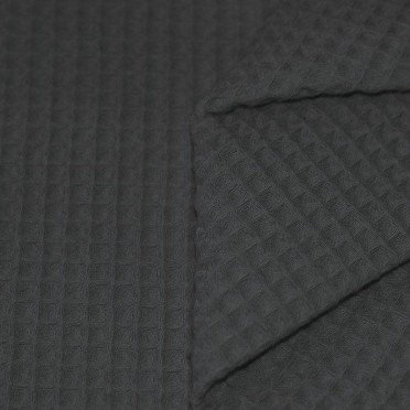 Tessuti Piquet Di Cotone Grigio Scuro - (Tessuti Piquet Di Cotone)
