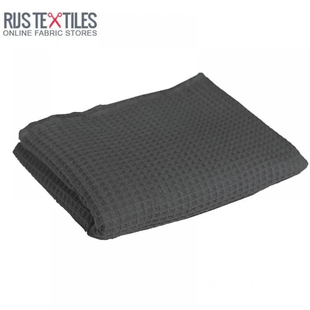 Piqué Gaufré Gris Foncé Tissu Piqué Gaufré Gris Foncé - (Tissu Piqué Gaufré)