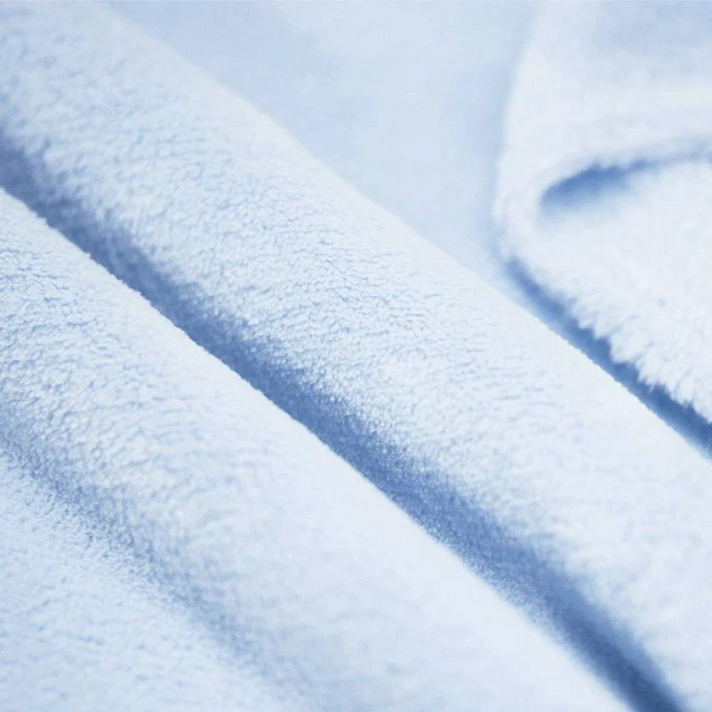 Tissu Polaire Wellness Bleu Clair Tissu Polaire Wellness Bleu Clair