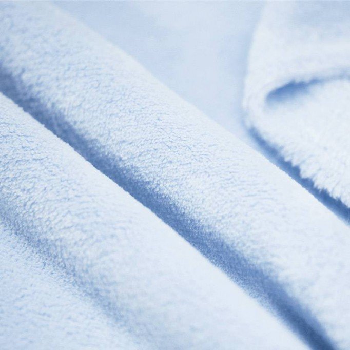 Coral Fleece Light Blue - (Fleece Fabrics)