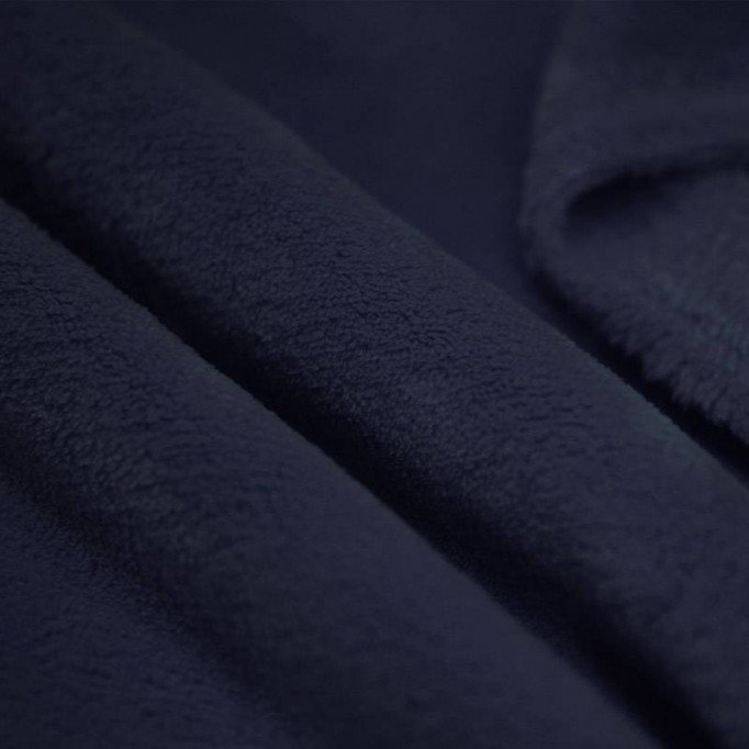 Coral Fleece Navy - (Fleece Fabrics)