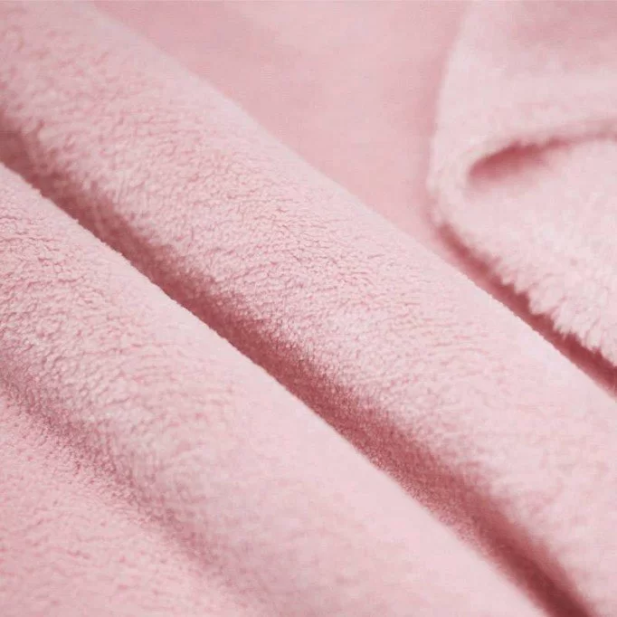 Tissu Polaire Wellness Nude Rose - (Polaire Tissus)
