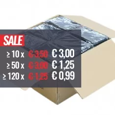 Fliselina In Pacchi Nero 2,50 x 1 Metro Fliselina In Pacchi Nero 2,50 x 1 Metro