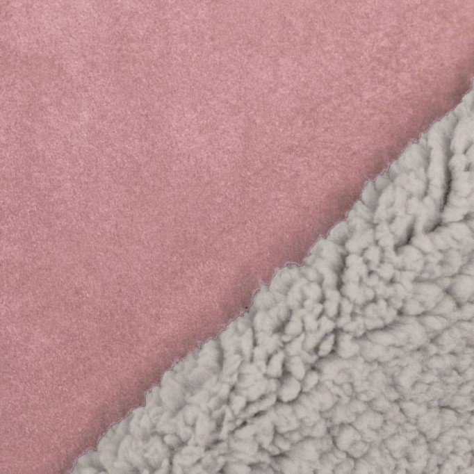 Ruskind Lammy Stof Gammel Pink - (Fashion Stoffer)