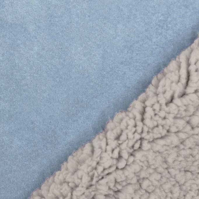 Tessuto Scontato Di Lana Di Agnelli Blu Chiaro - (Tessuti Moda)