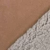 Suede Teddy Stof Beige - (Mode Stoffen)