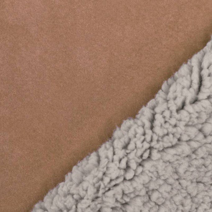 Sherpa Faux Fur Lamb Fabric Beige - (Fashion Fabrics)