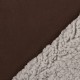 Wildlederimitat Lamm Stoff Braun Wildlederimitat Lamm Stoff Braun