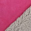 Baranek Plusz Zamsz Tkanina Fuksja | Rijs Textiles