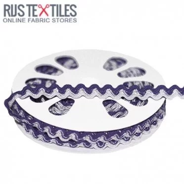 Nastro Spighetta Marina Bianco 8mm | Rijs Textiles