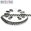 Ruban Serpentine Ric Rac Noir Blanc 8mm