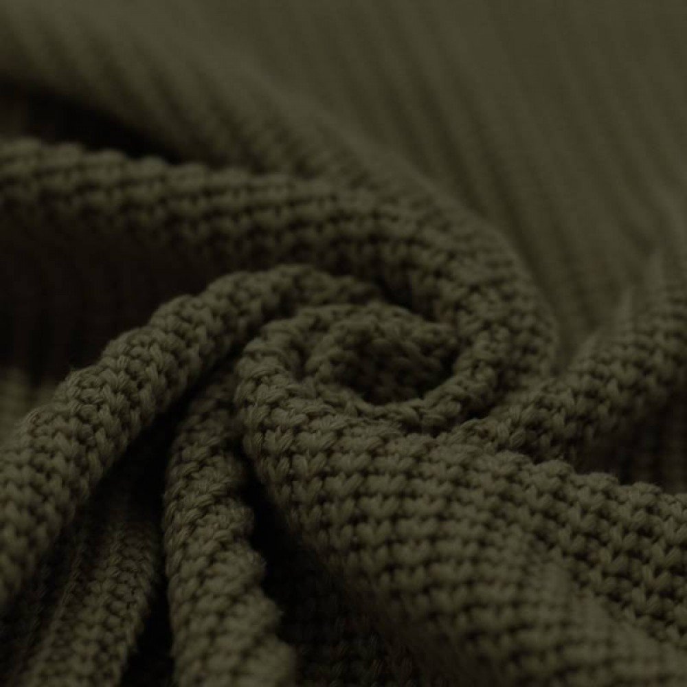 Big Knit Stof Leger Groen Big Knit Stof Leger Groen - (Big Knit Stoffen Per Meter)