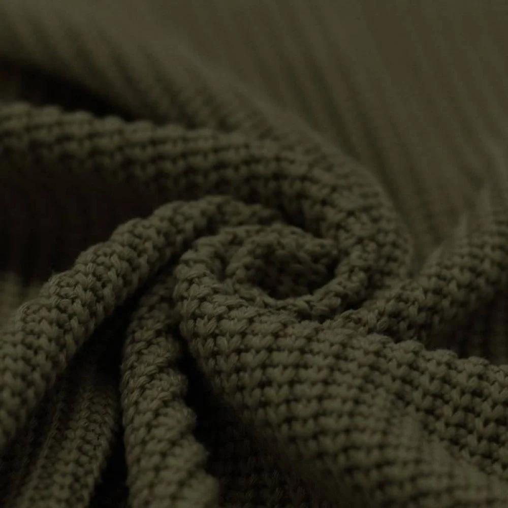 Big Knit Fabric Army Green Big Knit Fabric Army Green - (Big Knit Fabric Per Meter )