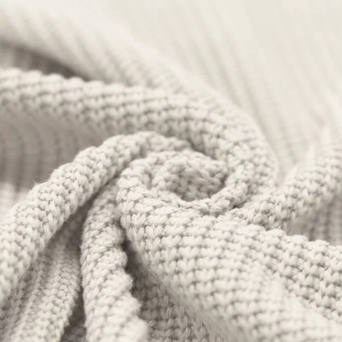 Big Knit Stof Ecru - (Decoratiestoffen)
