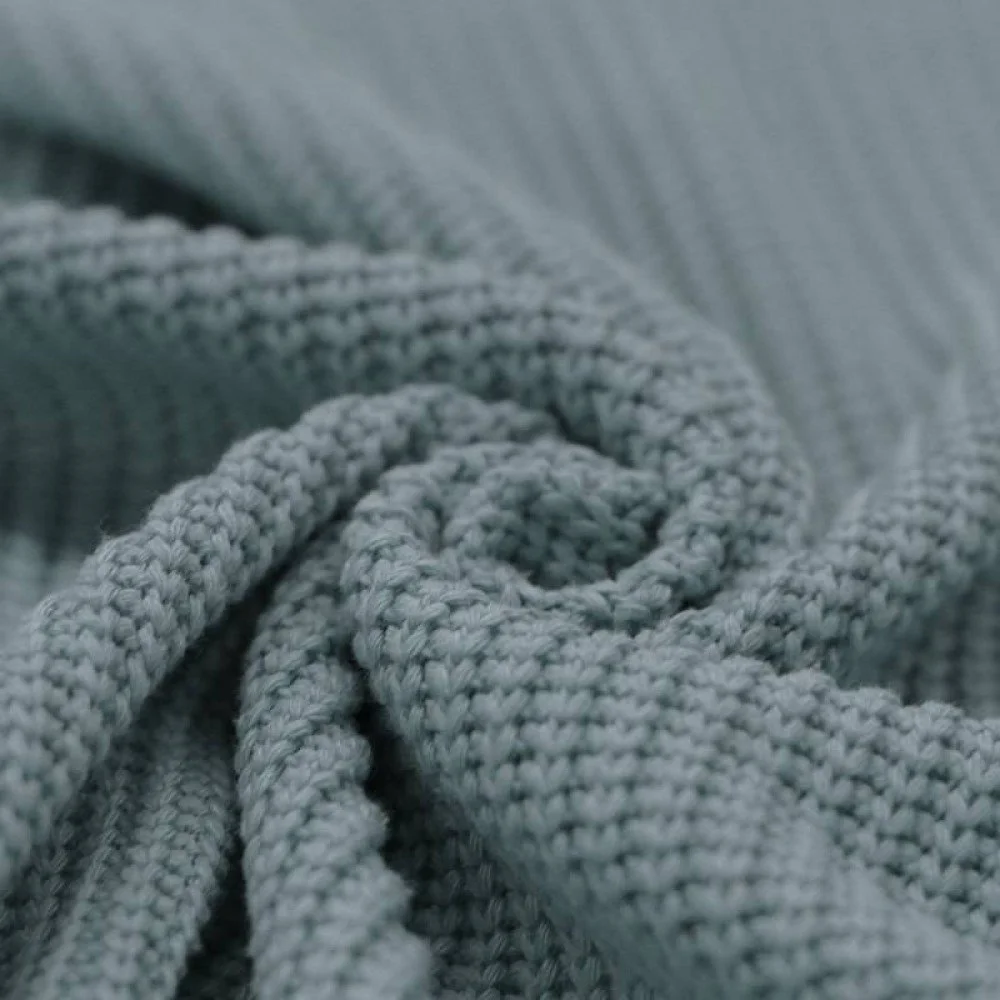 Big Knit Fabric Old Green - Chunky Knit Deco Fabric Big Knit Fabric Old Green - (Deco Fabrics)