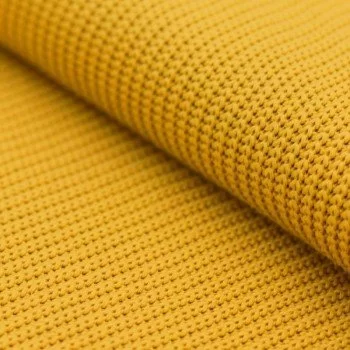 Big Knit Fabric Ocher  Big Knit Fabric Ocher