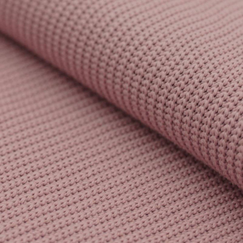Big Knit Fabric Old Pink