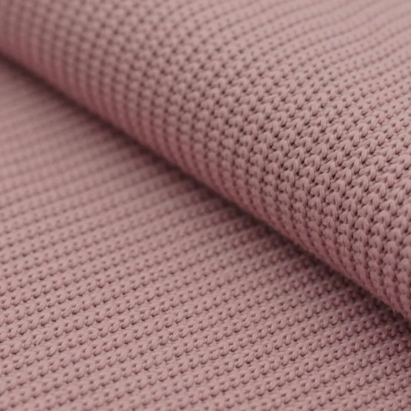 Big Knit Stof Oud Roze