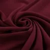 Tissu Bulle De Mousseline Stretch Bordeaux