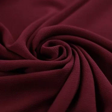Bubble Chiffon Stoff Stretch Bordeaux - (Modestoffe)
