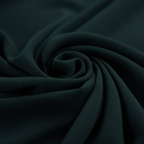 Tessuto Bolla Chiffon Stretch Verde Scuro Tessuto Bolla Chiffon Stretch Verde Scuro