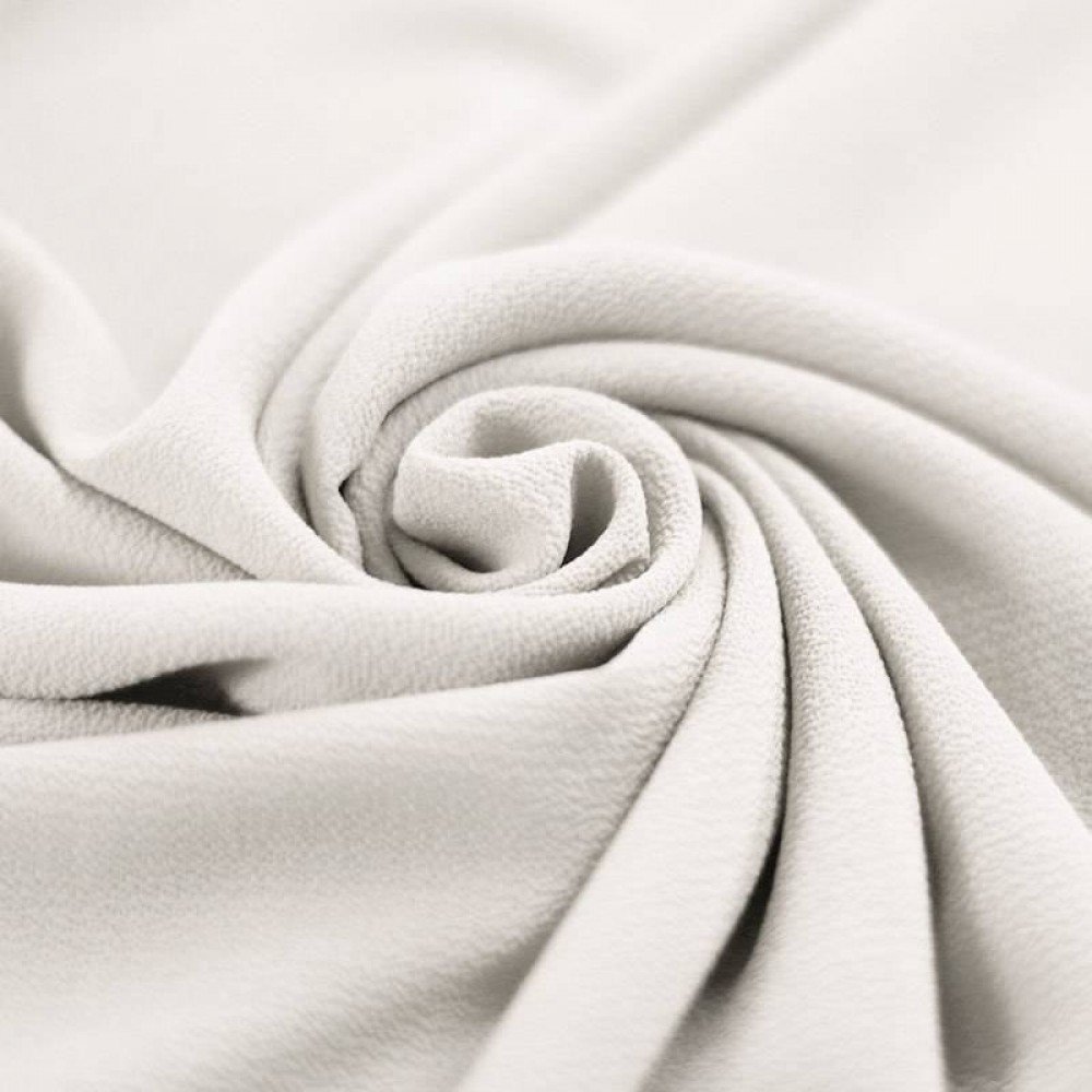 Bubble Chiffon Stoff Stretch Ecru