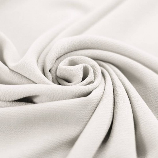 Tessuto Bolla Chiffon Stretch Ecru Tessuto Bolla Chiffon Stretch Ecru