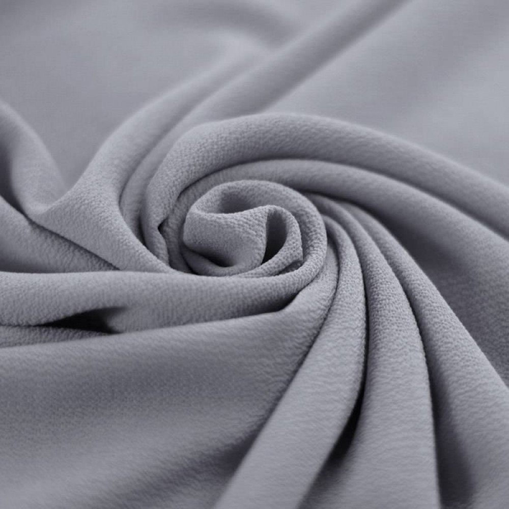 Bubble Chiffon Fabric Stretch Light Grey Bubble Chiffon Fabric Stretch Light Grey