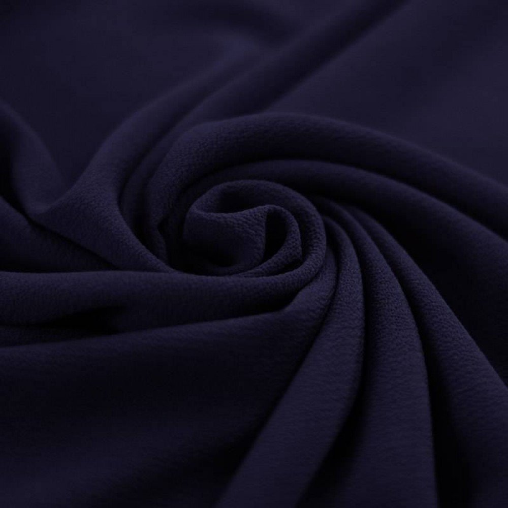 Bubble Chiffon Fabric Stretch Navy Bubble Chiffon Fabric Stretch Navy