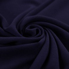 Bubble Chiffon Stoff Stretch Marine