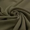 Bubble Chiffon Stof Stretch Oliven