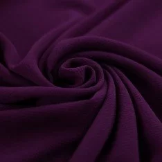 Tissu Bulle De Mousseline Stretch Violet