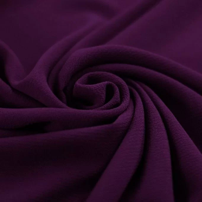 Bubble Chiffon Stoff Stretch Violett - (Modestoffe)