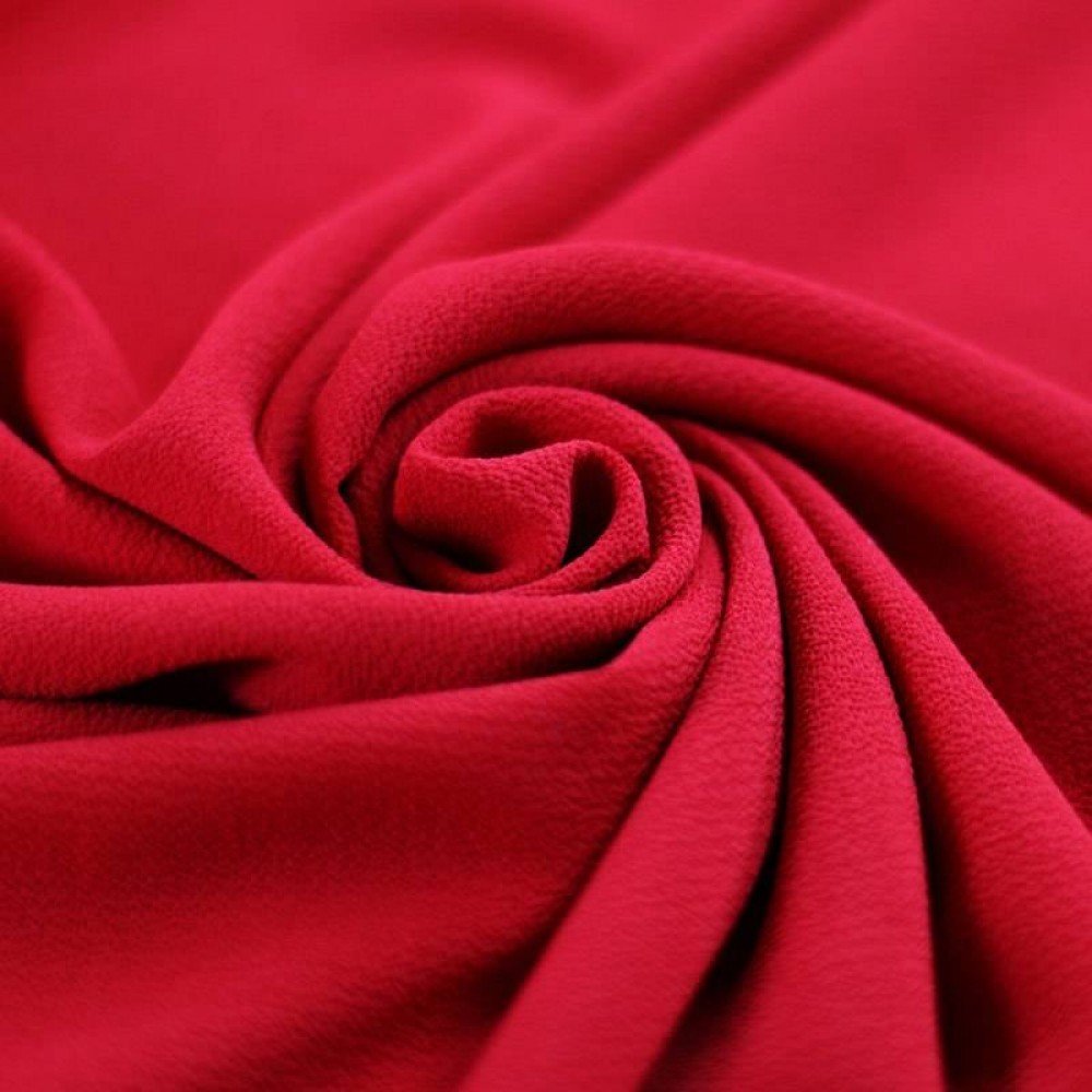 Bubble Chiffon Fabric Stretch Red Bubble Chiffon Fabric Stretch Red