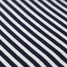 Cuffs Rib Stripes 5mm Navy White