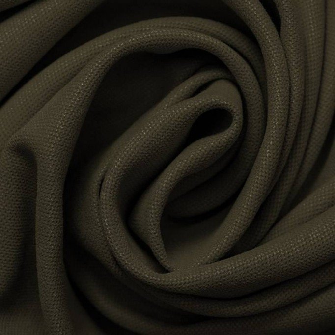 Canvas Stof Leger Groen  - (Canvas Stoffen Katoen )