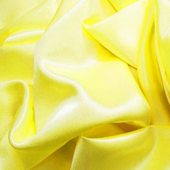 Crepe Satin Fluor Yellow Crepe Satin Fluor Yellow