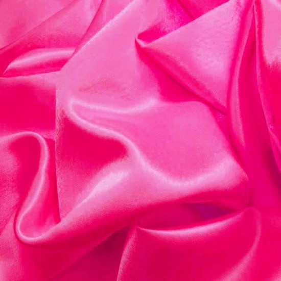 Crepe Satin Fluor Rosa Crepe Satin Fluor Rosa