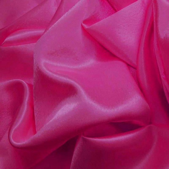 Crepe Satin Hot Pink Crepe Satin Hot Pink