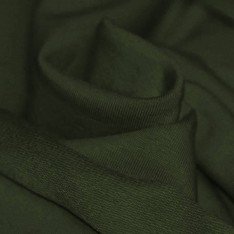 French Terry Fabric Army Green