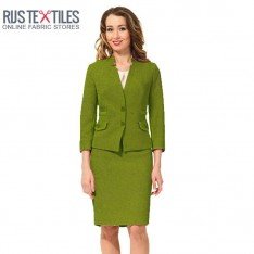 Tissu Laine Bouillie Vert