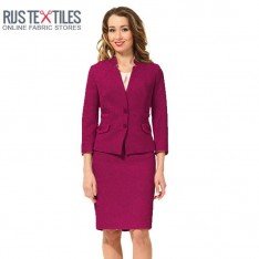 Tissu Laine Bouillie Fuchsia
